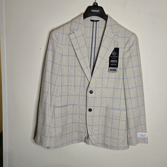 J.M. Haggar Slim Fit Sport Coat 38 Short New With Tags